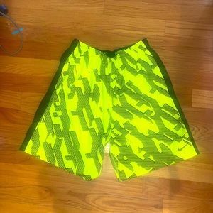 Men’s Neon Yellow Dri Fit Nike xl shorts